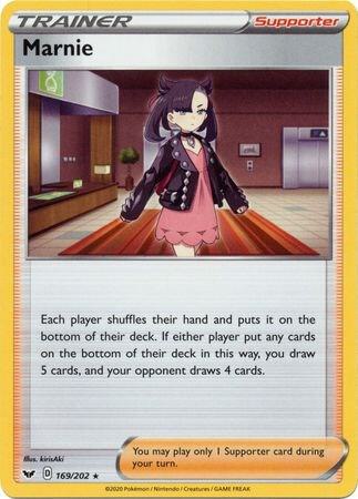 Pokemon Trainer Supporter Marnie 169/202