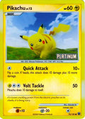 Pokemon "Pikachu" 70/100 Reverse Holo Burger King Promo
