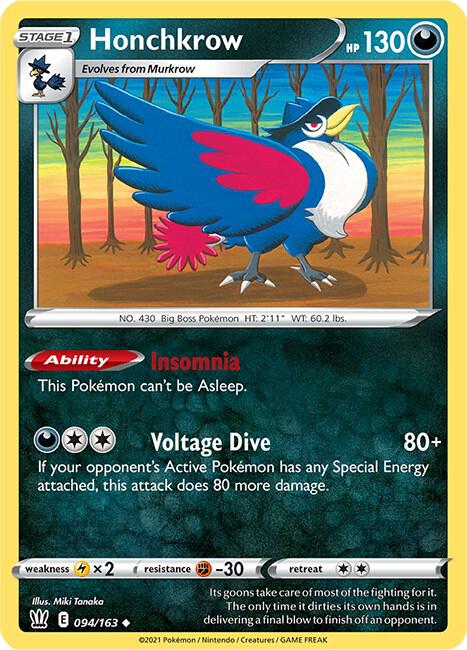 Pokemon "Honchkrow" 094/163