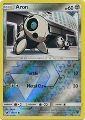 Pokemon "Aron" 65/111 Reverse Holo