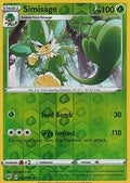Pokemon "Simisage" 007/189 Reverse Holo