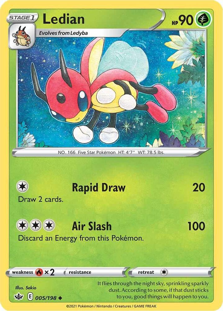 Pokemon "Ledian" 005/198