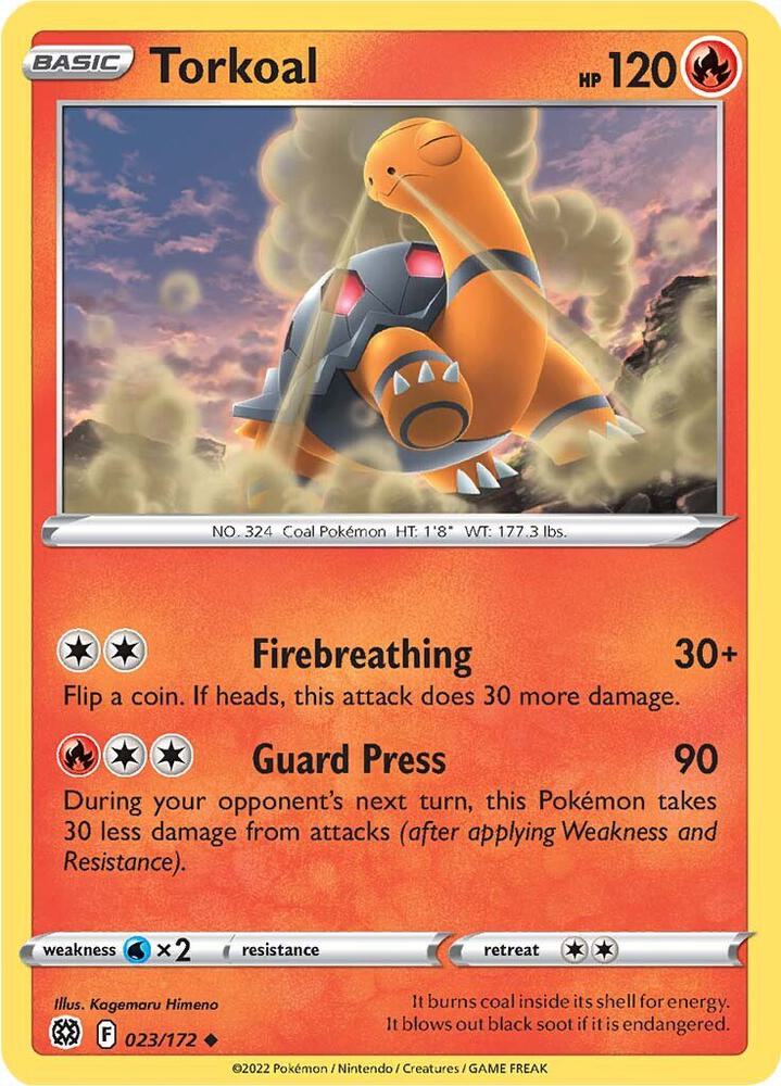 Pokemon "Torkoal" 023/172