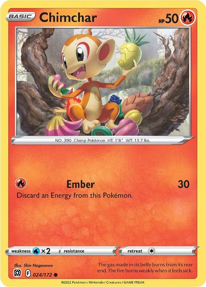 Pokemon "Chimchar" 024/172