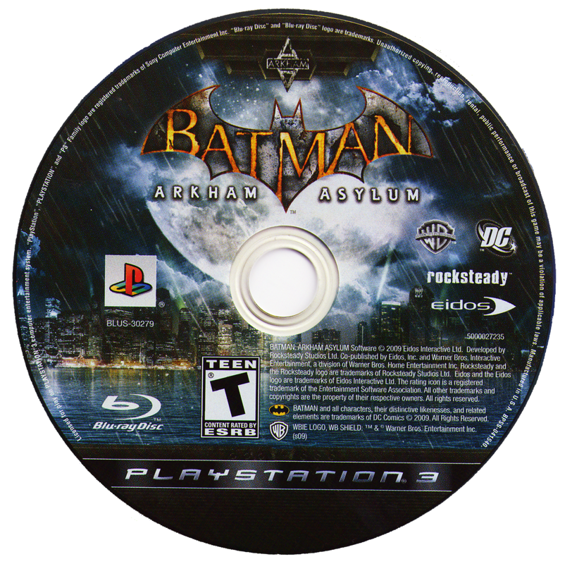 Batman Arkham Asylum (PS3) Game Only