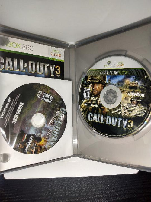 Call of Duty 3 (XBOX360 Platinum Hits) w/ Bonus Disc