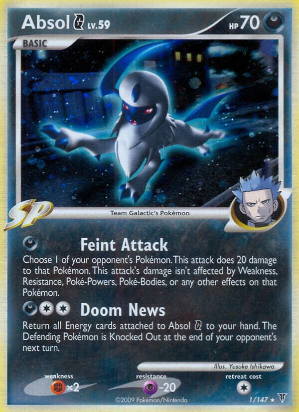 Pokemon "Absol" G 1/147 Holo