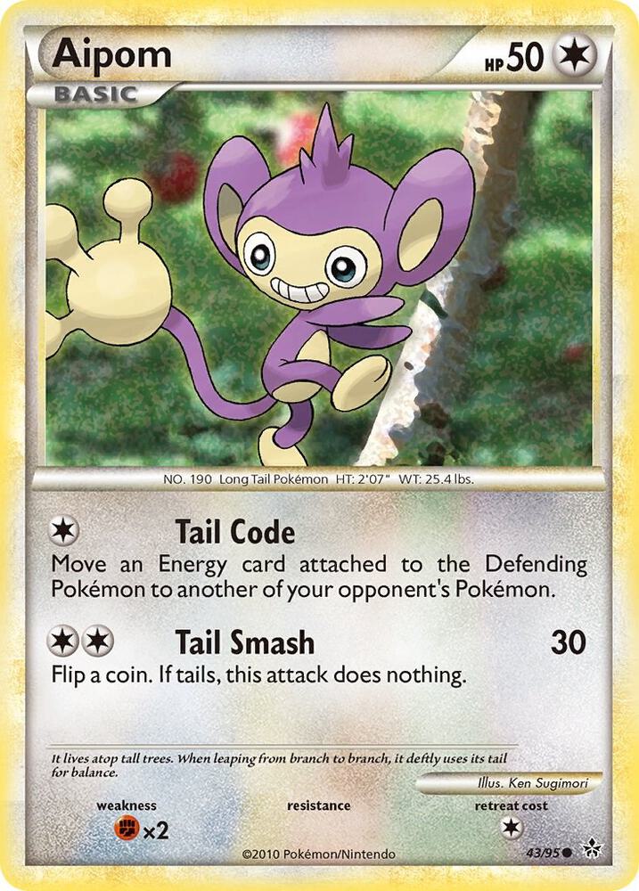 Pokemon "Aipom" 43/95