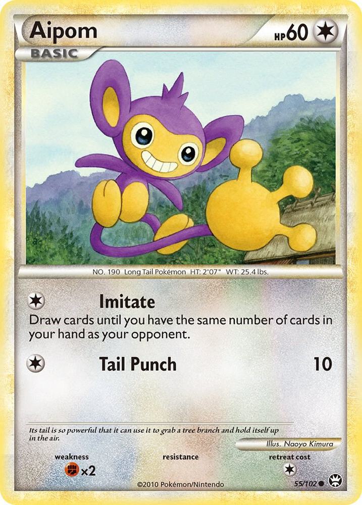 Pokemon "Aipom" 55/102