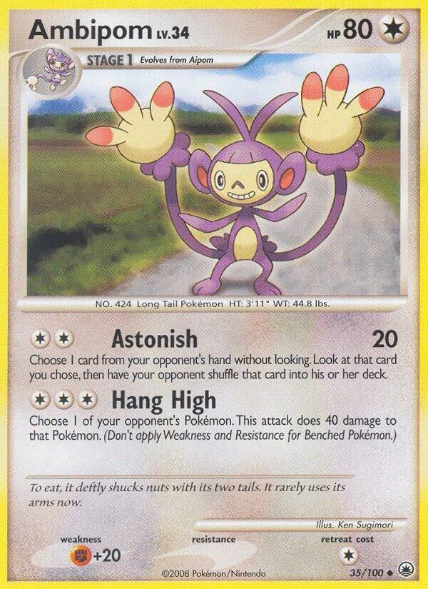 Pokemon "Ambipom" 35/100