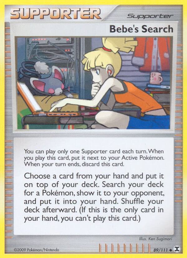 Pokemon Supporter Bebe's Search