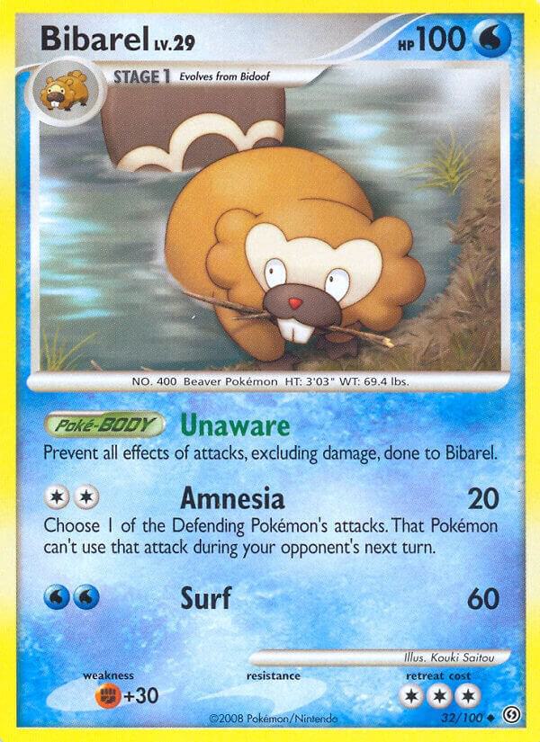 Pokemon "Bibarel" 32/100