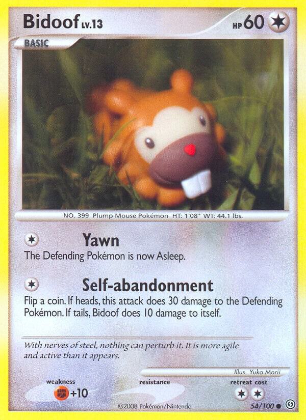 Pokemon "Bidoof" 54/100