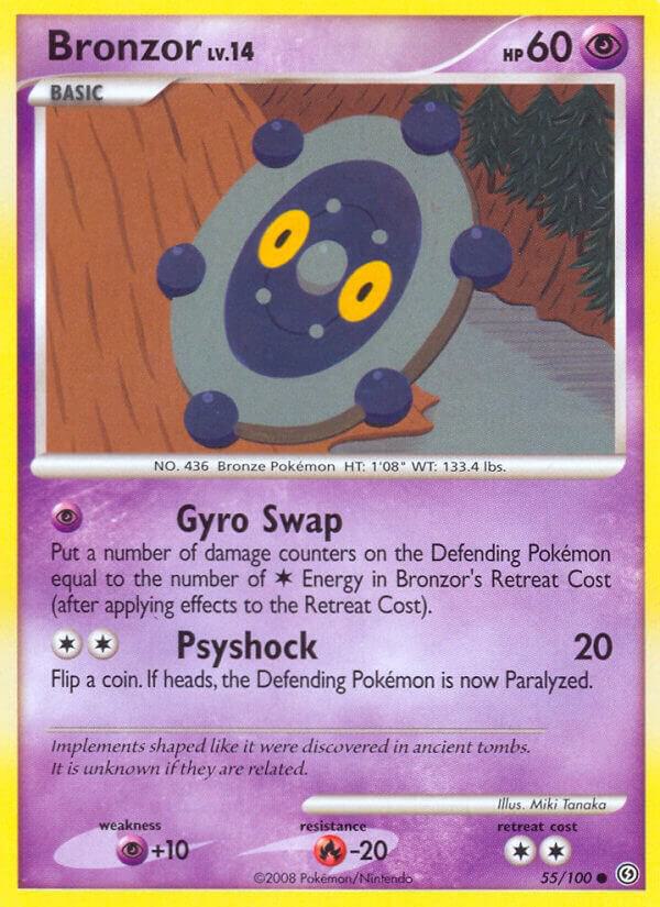 Pokemon "Bronzor" 55/100