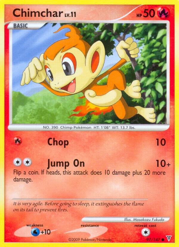 Pokemon "Chimchar" 97/147