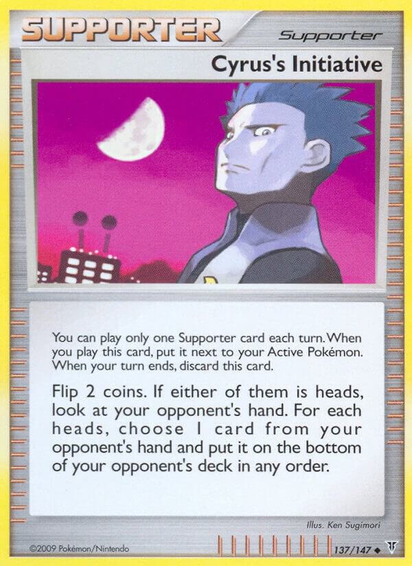 Pokemon Supporter Cyrus's Initiative