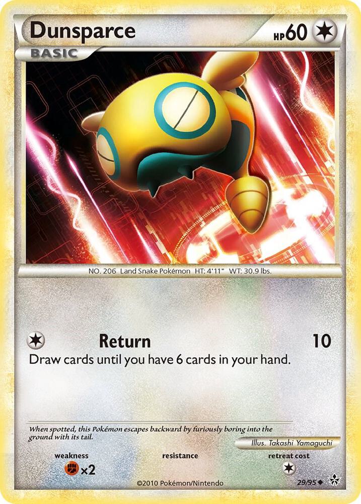 Pokemon "Dunsparce" 29/95