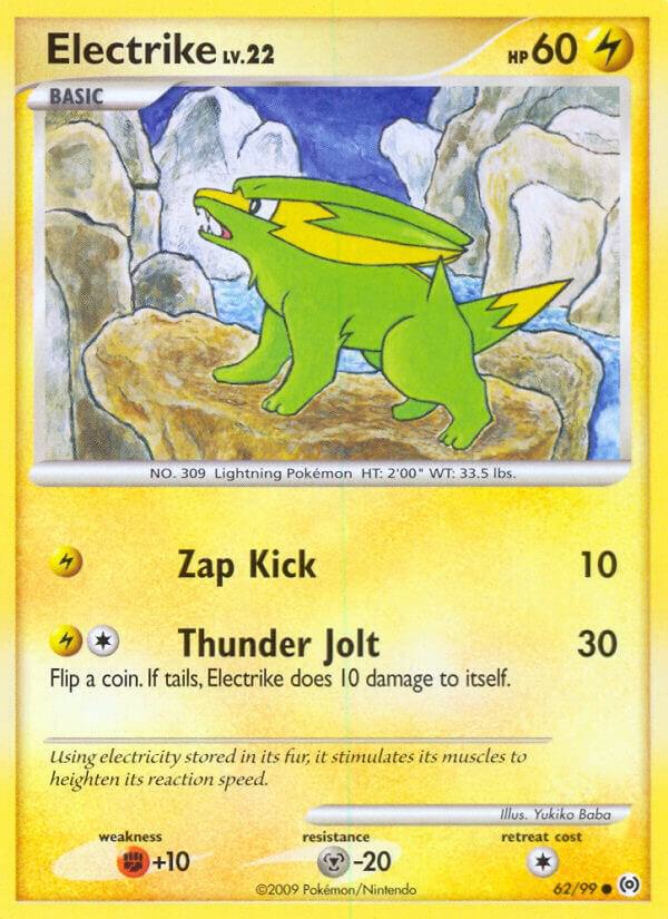 Pokemon "Electrike" 62/99