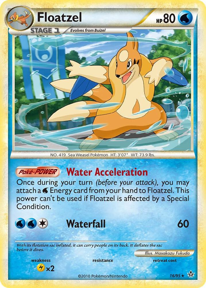 Pokemon "Floatzel" 16/95