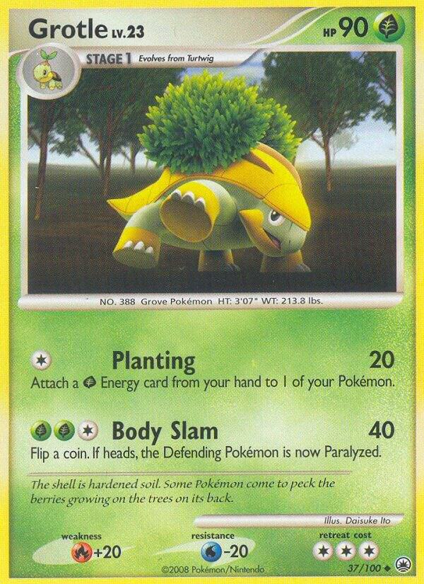 Pokemon "Grotle" 37/100
