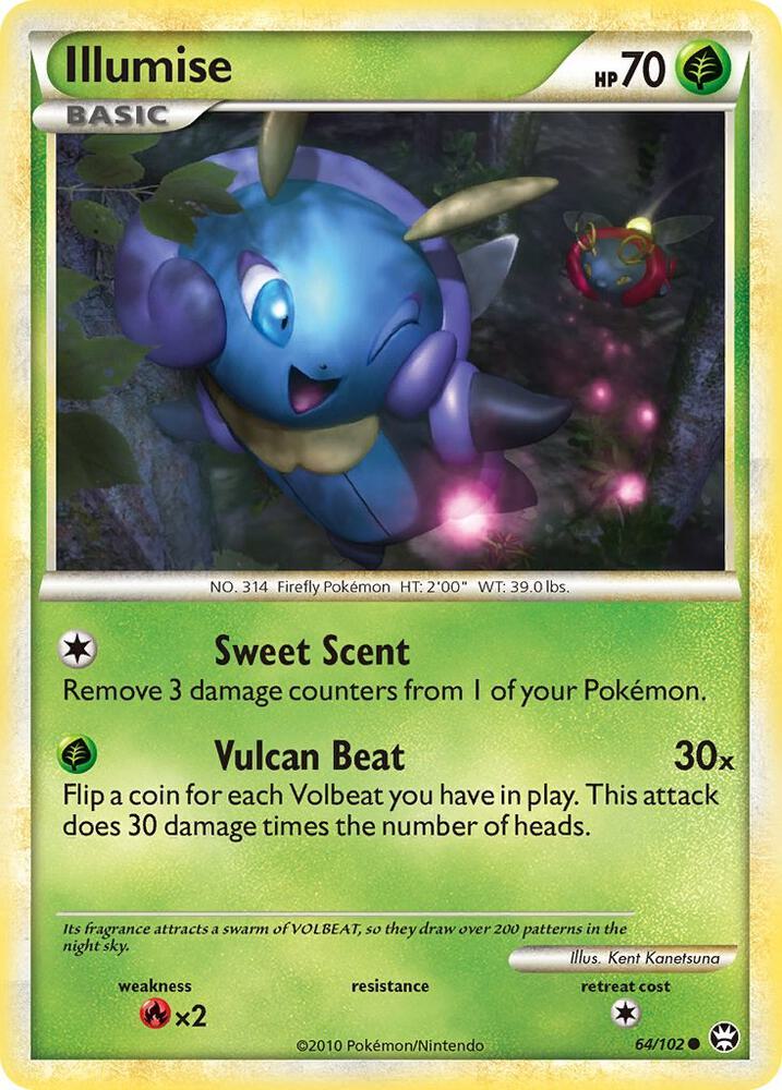 Pokemon "Illumise" 64/102