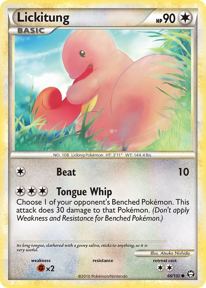 Pokemon "Lickitung" 66/102