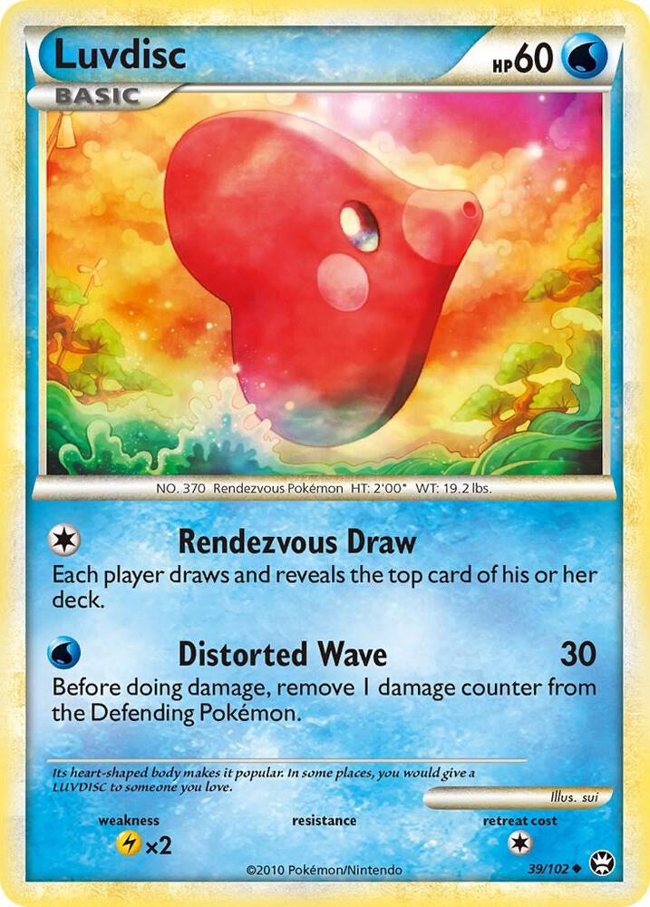 Pokemon "Luvdisc" 39/102
