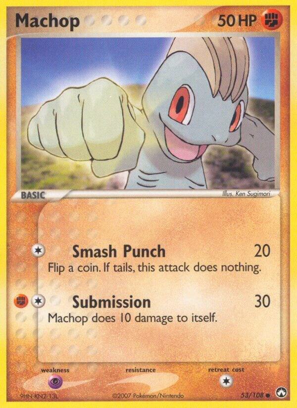 Pokemon "Machop" 53/108
