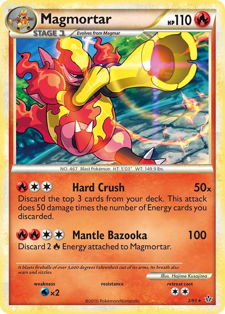 Pokemon "Magmortar" 2/95 Holo