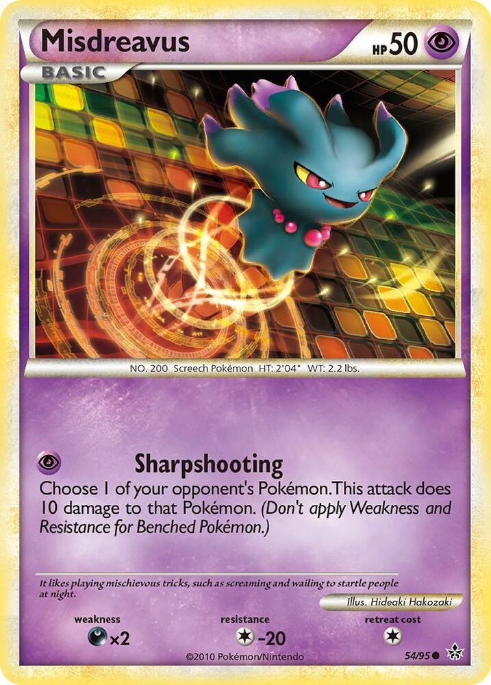 Pokemon "Misdreavus" 54/95