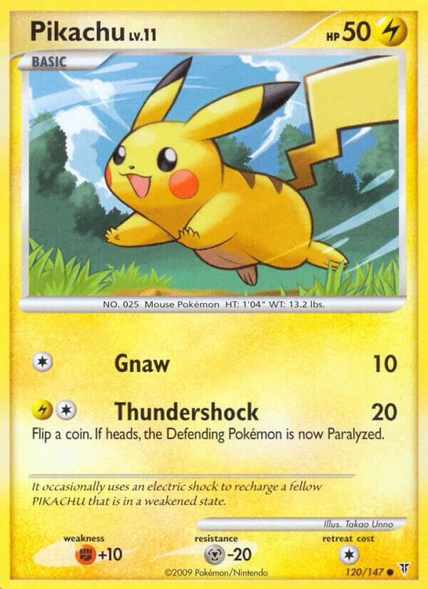 Pokemon "Pikachu" 120/147 Reverse Holo