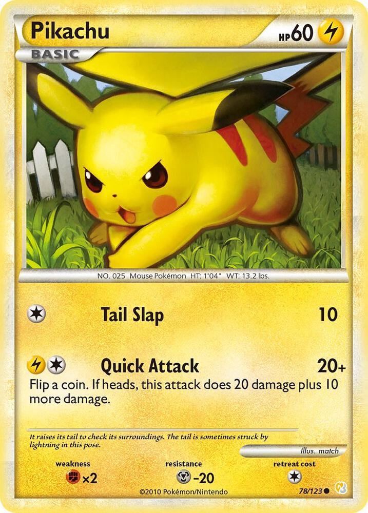 Pokemon "Pikachu" 78/123