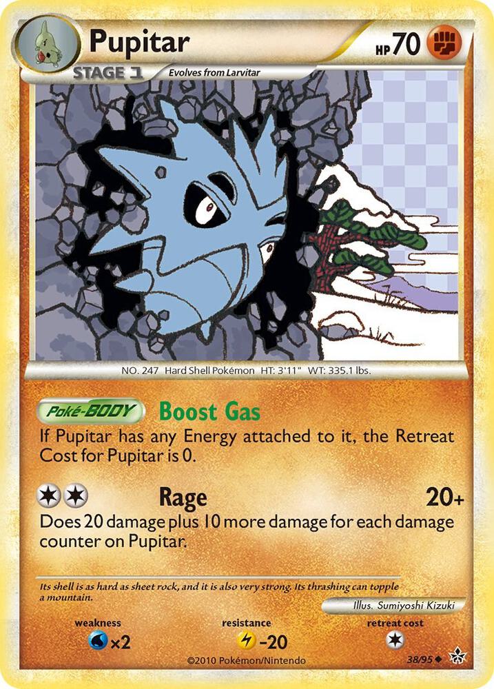 Pokemon "Pupitar" 38/95