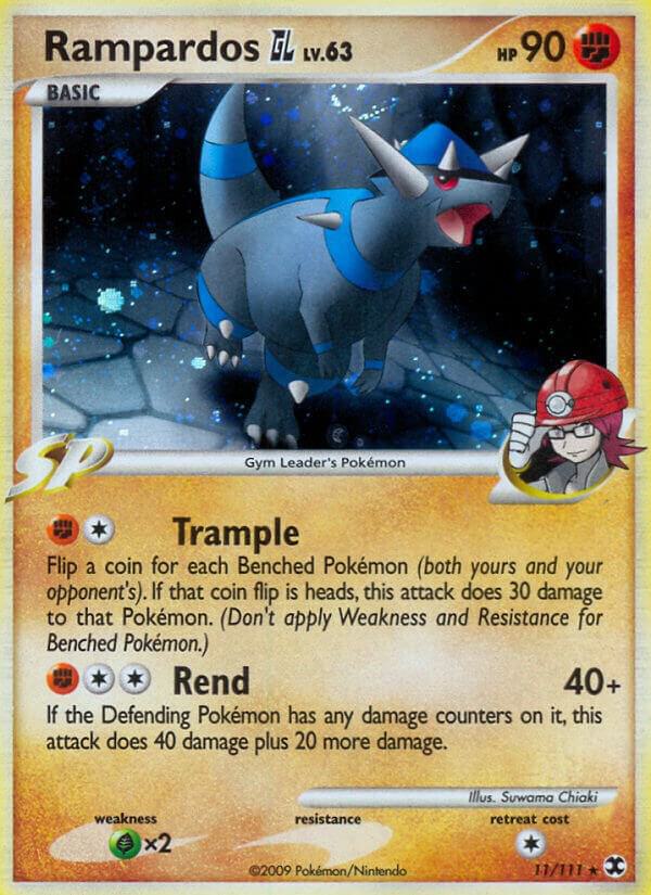 Pokemon "Rampardos" GL 11/111 Reverse Holo