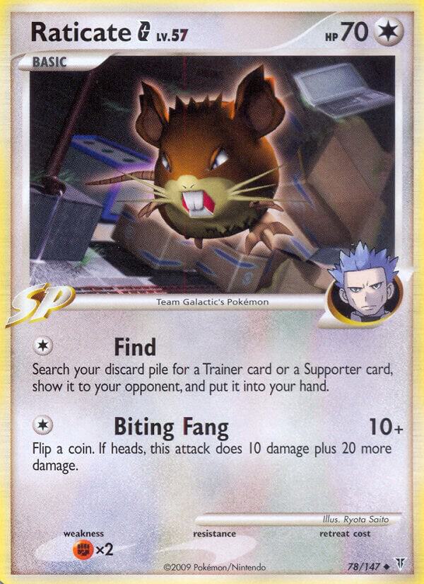 Pokemon "Raticate" G 78/147