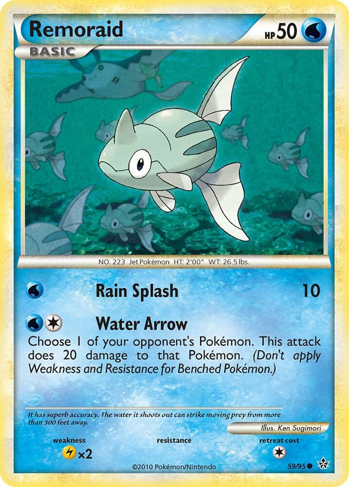 Pokemon "Remoraid" 59/95