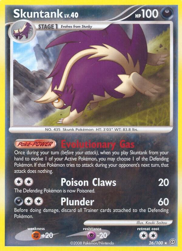 Pokemon "Skuntank" 26/100