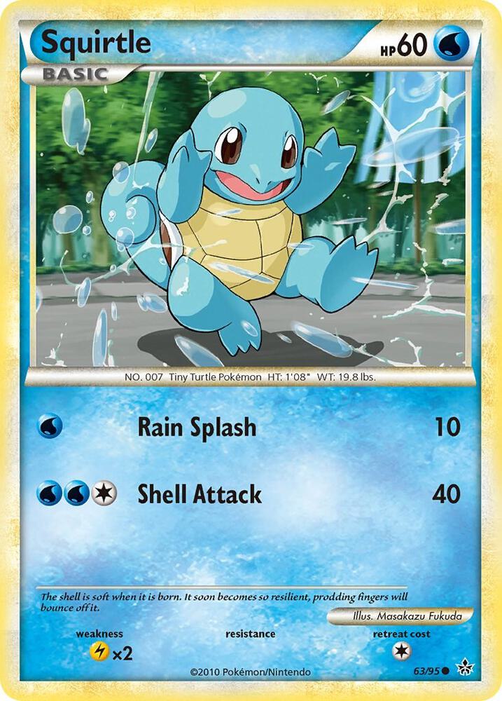 Pokemon "Squirtle" 63/95