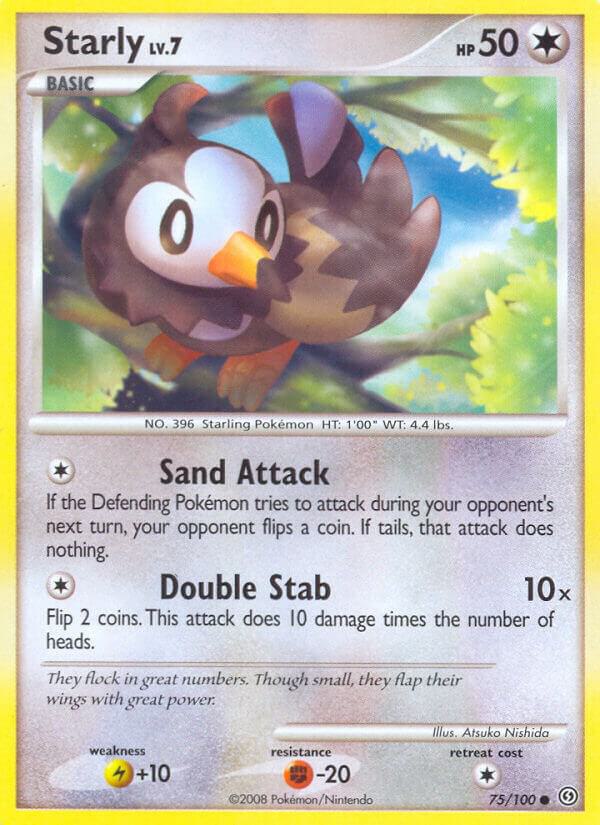 Pokemon "Starly" 75/100