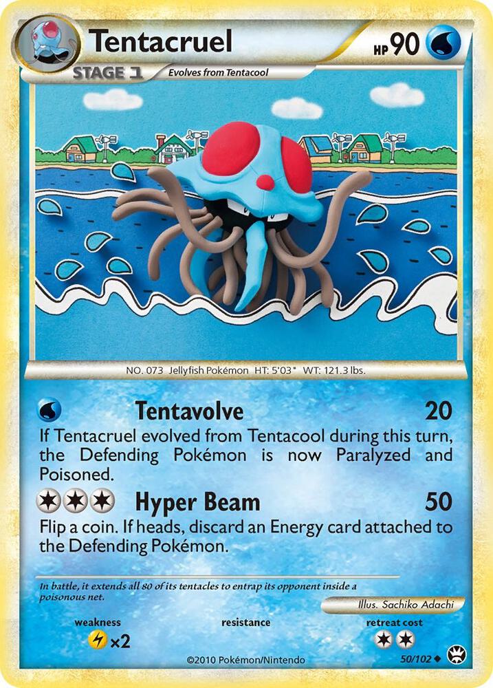 Pokemon "Tentacruel" 50/102