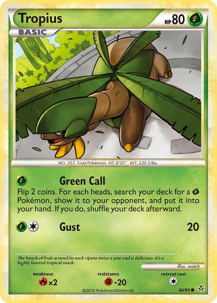 Pokemon "Tropius" 66/95