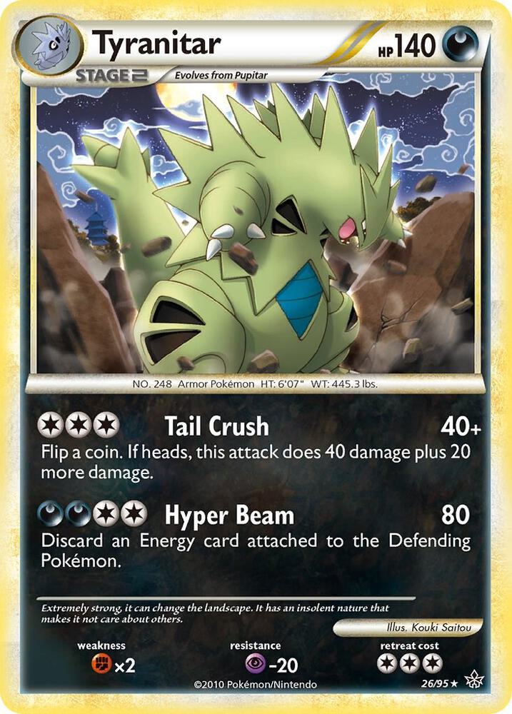 Pokemon "Tyranitar" 26/95