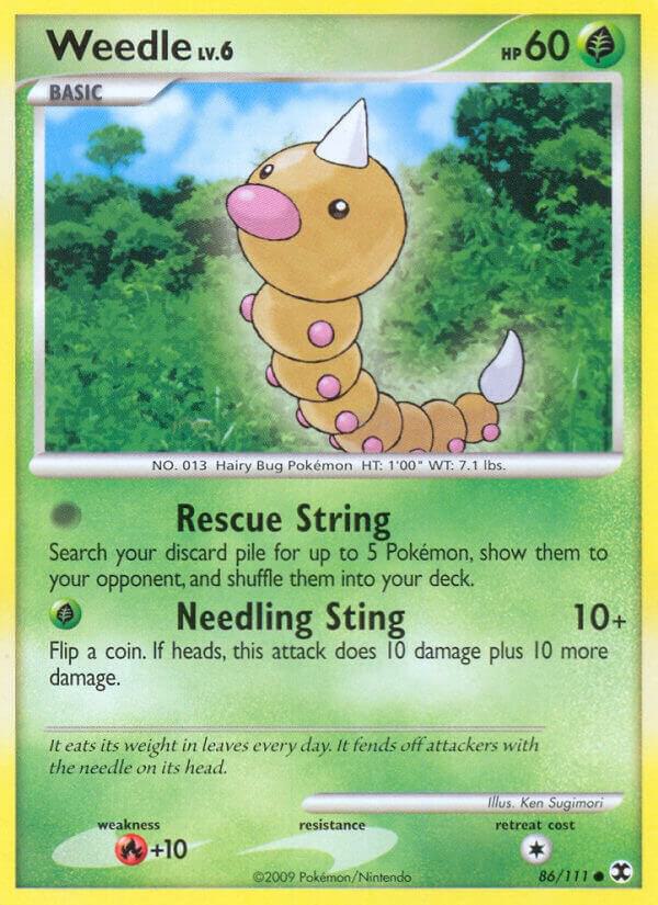 Pokemon "Weedle" 86/111