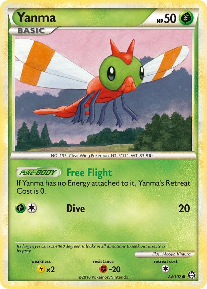 Pokemon "Yanma" 84/102