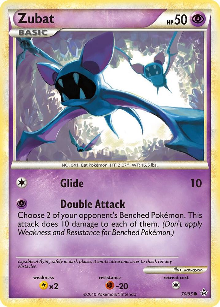 Pokemon "Zubat" 70/95