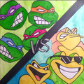 Teenage Mutant Ninja Turles VS Battletoads Art