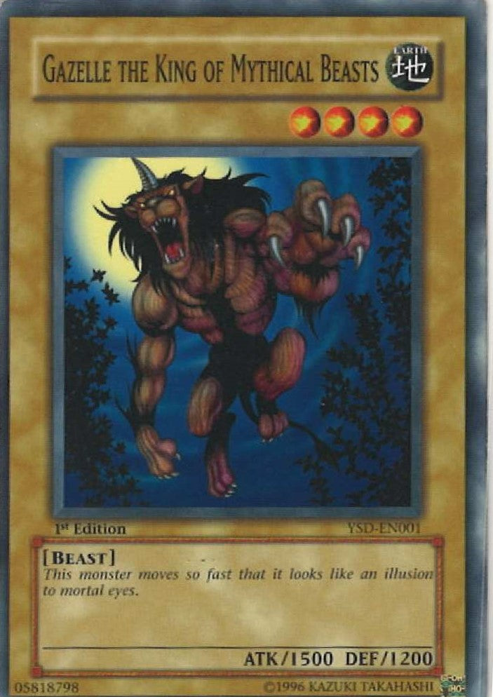 Yu-Gi-Oh "Gazelle the King of Mythical Beasts" YSD-EN001