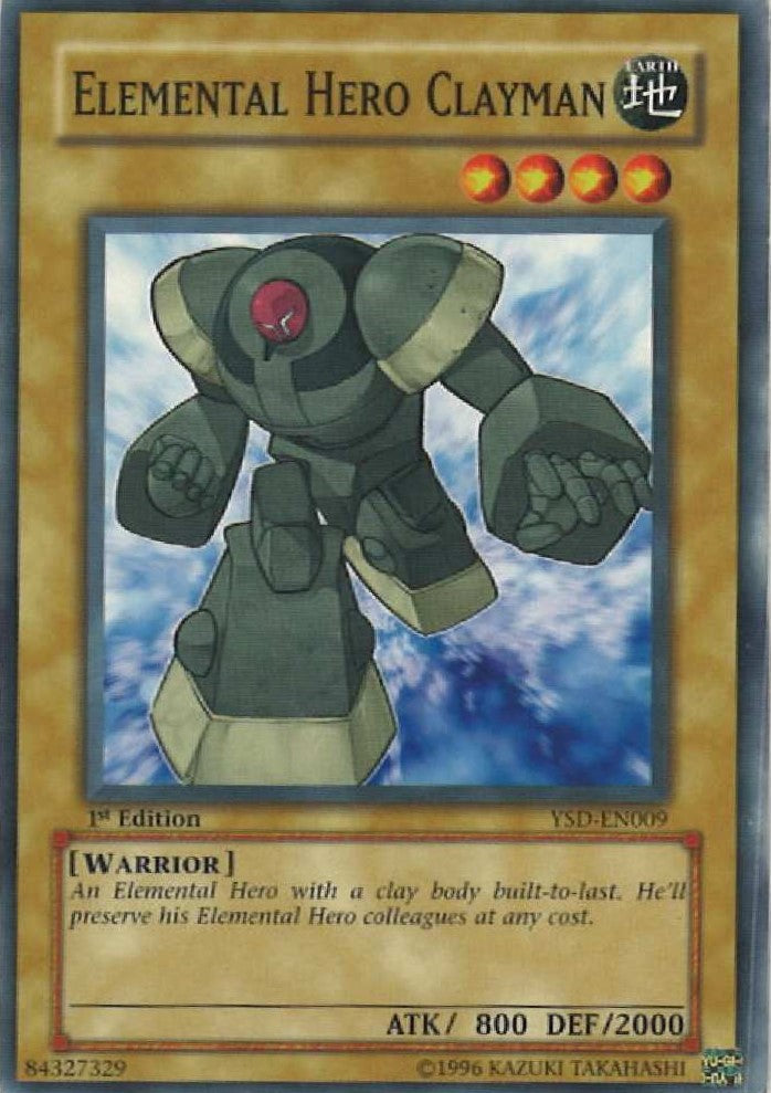 Yu-Gi-Oh "Elemental Hero Clayman" YSD-EN009