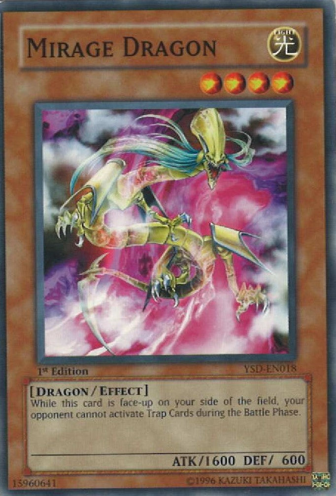 Yu-Gi-Oh "Mirage Dragon" YSD-EN018