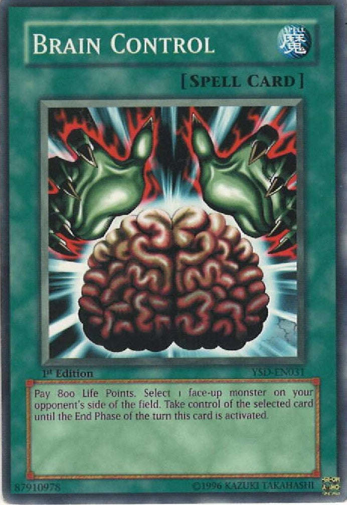 Yu-Gi-Oh "Brain Control" YSD-EN031